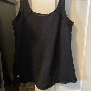 Black lululemon tank top